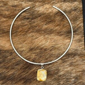 Sterling Silver Torque/Choker Necklace